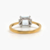 18 Carat Yellow Gold Aquamarine & Diamond Ring