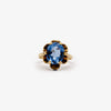 Jordans Jewellers pre-owned 9ct yellow gold blue spinel ring