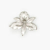 Jordans Jewellers white base metal white lily brooch