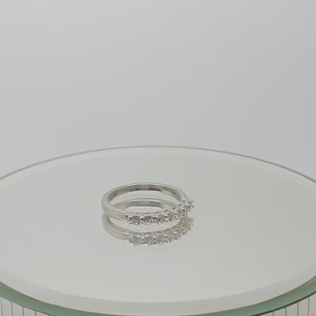 Jordans Jewellers 18ct white gold seven stone diamond ring - Alternate shot 1 - Alternate shot 2 - Video 1