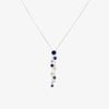Jordans Jewellers 18ct white gold ceylon sapphire and diamond pendant necklace - Alternate shot 1