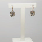 Jordans Jewellers 9ct gold Italian sapphire flower drop earrings - Alternate shot 1 - Video 1