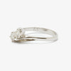 Jordans Jewellers 18ct white gold two stone diamond crossover ring - Alternate shot 1