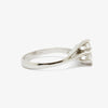 Jordans Jewellers 18ct white gold two stone diamond crossover ring - Alternate shot 1 - Alternate shot 2