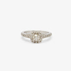 Cushion Cut Diamond Halo Ring - Jordans Jewellers