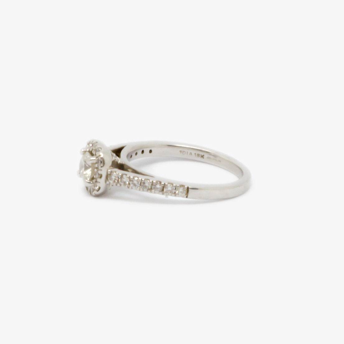 Cushion Cut Diamond Halo Ring - Jordans Jewellers
