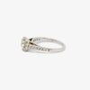 Jordans Jewellers 18ct white gold cushion cut diamond halo ring - Alternate shot 1