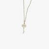 Jordans Jewellers 18ct white gold diamond key pendant necklace -  Alternate shot 1