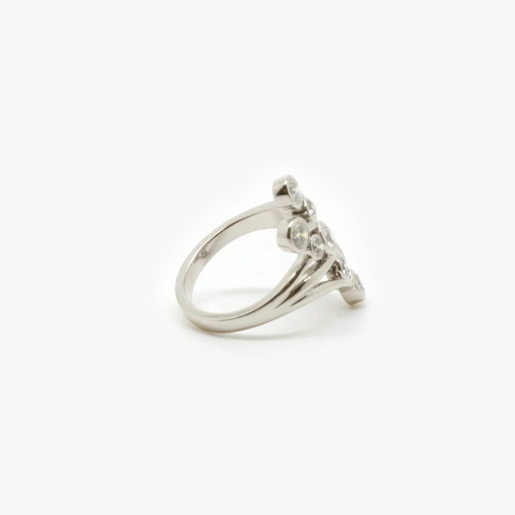 Platinum Diamond Bubble Ring - Jordans Jewellers