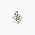 Platinum Diamond Bubble Ring - Jordans Jewellers