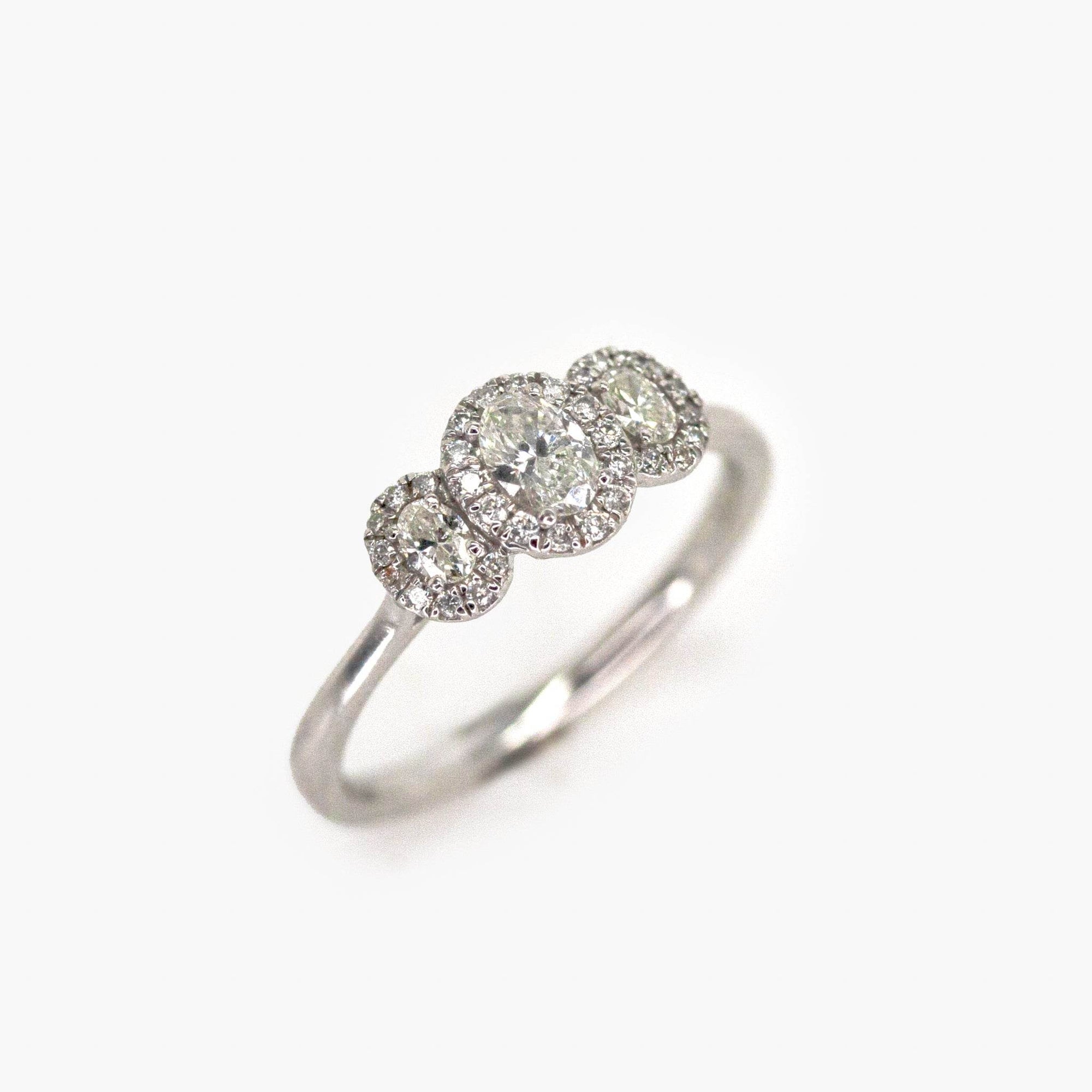 Platinum Diamond Trilogy Ring - Jordans Jewellers