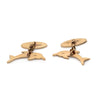 Pre-Owned 9 Carat Gold Dolphin Cufflinks