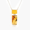 Double Yellow Amber Necklace