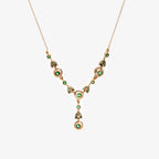 Italian Emerald & Diamond Necklace - Jordans Jewellers
