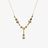 Jordans Jewellers gold sterling silver Italian emerald and diamond necklace