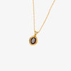 Jordans Jewellers pre-owned 9ct yellow gold garnet pendant necklace - Alternate shot 1