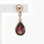 Garnet Drop Earrings - Jordans Jewellers