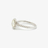 Jordans Jewellers 18ct white gold diamond solitaire with a halo ring - Alternate shot 1
