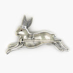 Silver Marcasite Hare Brooch - Jordans Jewellers
