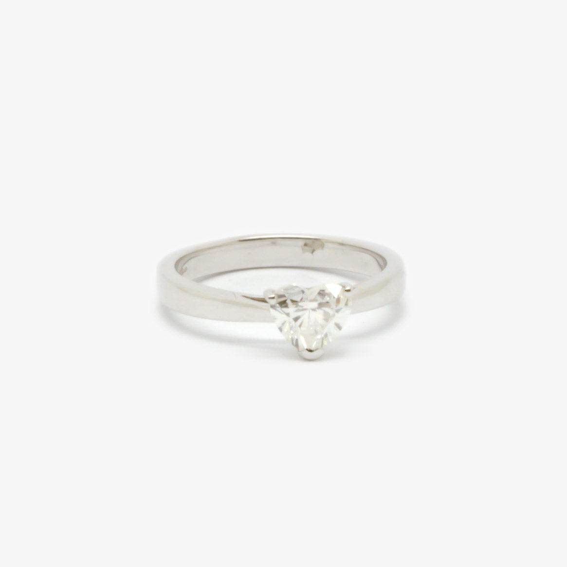 Diamond Heart Solitaire Ring - Jordans Jewellers