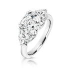 NEW Three Stone Asscher & Trilliant Cut Ring - Jordans Jewellers