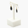 Jordans Jewellers 9ct yellow gold onyx drop earrings - Alternate shot 1