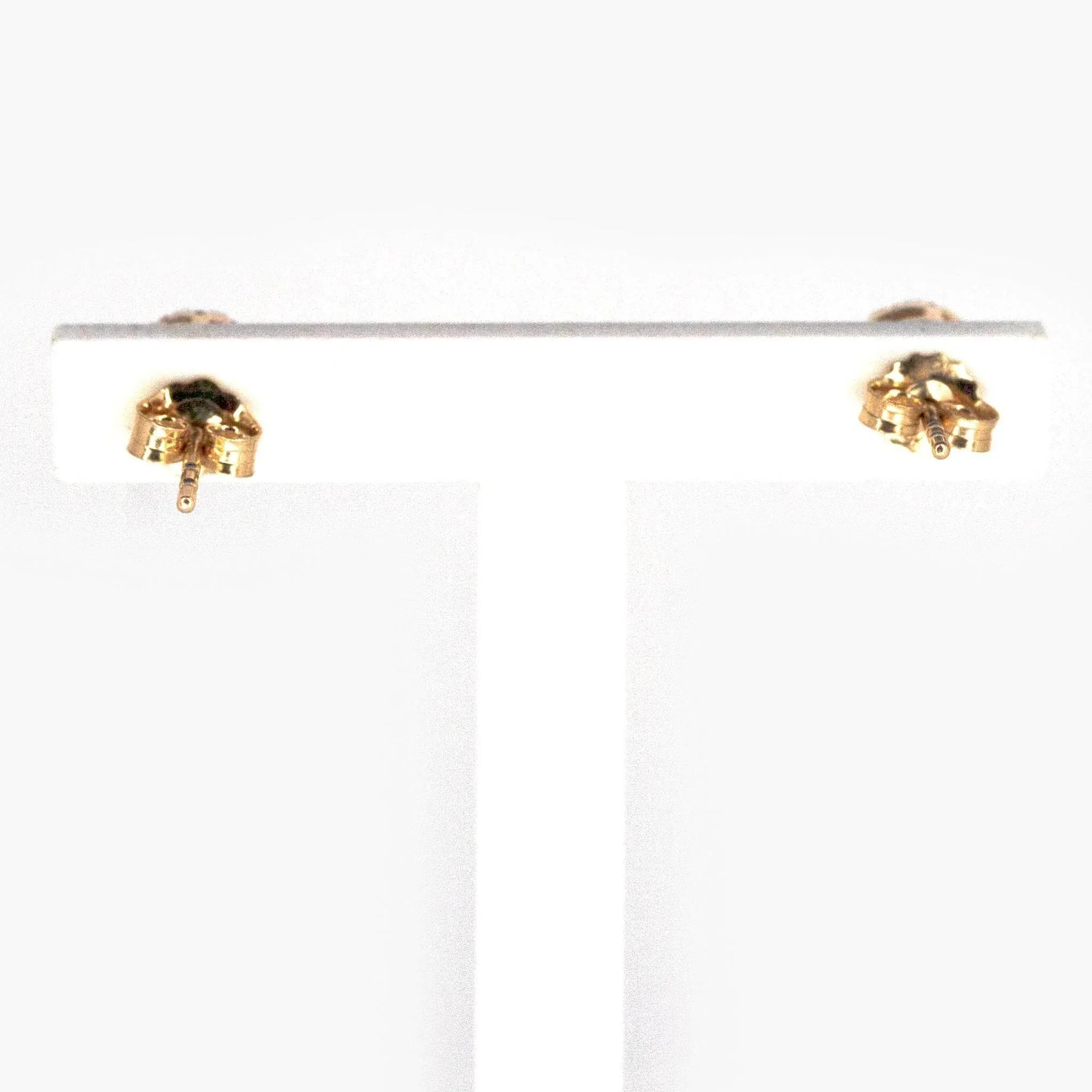 Opal & Diamond Halo Stud Earrings - Jordans Jewellers