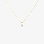 Jordans Jewellers 9ct yellow gold cubic zirconia pendant necklace