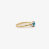 Jordans Jewellers 9ct gold blue topaz and diamond ring - Alternate shot 1 - Alternate shot 2