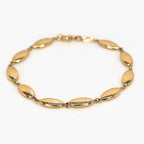 9 Carat Yellow Gold Oval Link Bracelet - Jordans Jewellers