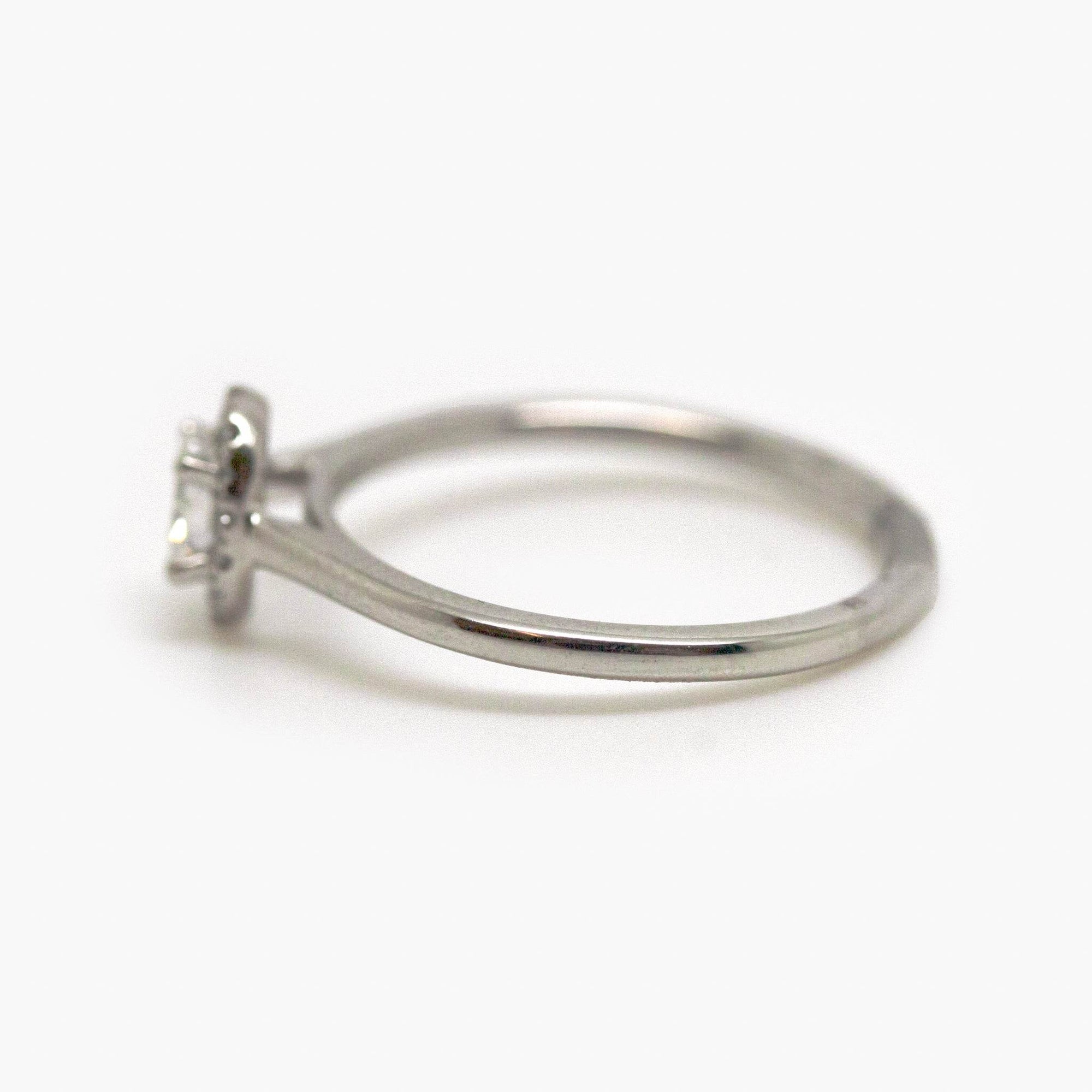 Platinum Oval Diamond Solitaire Halo Ring - Jordans Jewellers