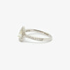Jordans Jewellers 18ct white gold pear halo diamond ring - Alternate shot 1
