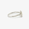 Jordans Jewellers 18ct white gold pear halo diamond ring - Alternate shot 1 - Alternate shot 2
