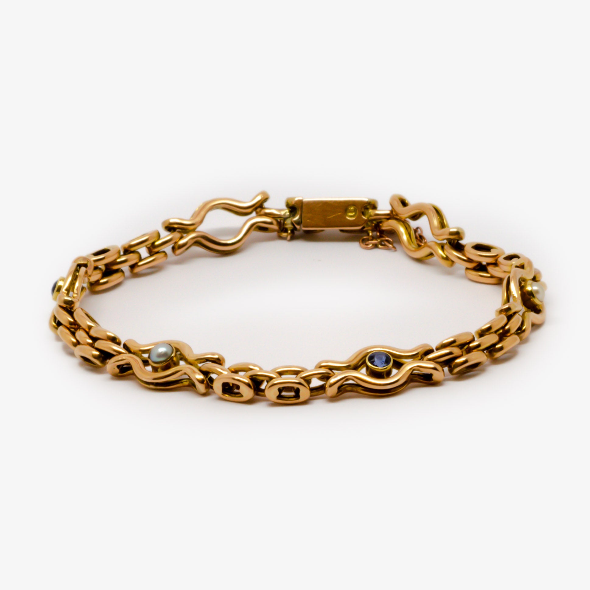 Antique gold 2025 chain bracelet