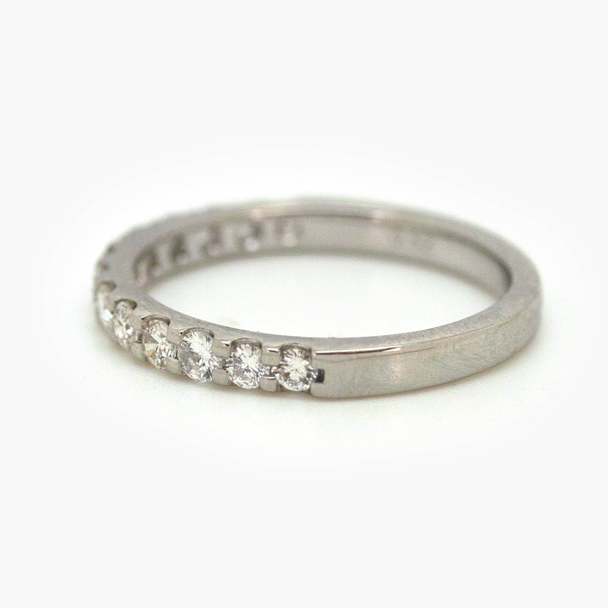Platinum 0.52ct Diamond Half Eternity Ring - Jordans Jewellers