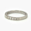 Platinum 0.52ct Diamond Half Eternity Ring