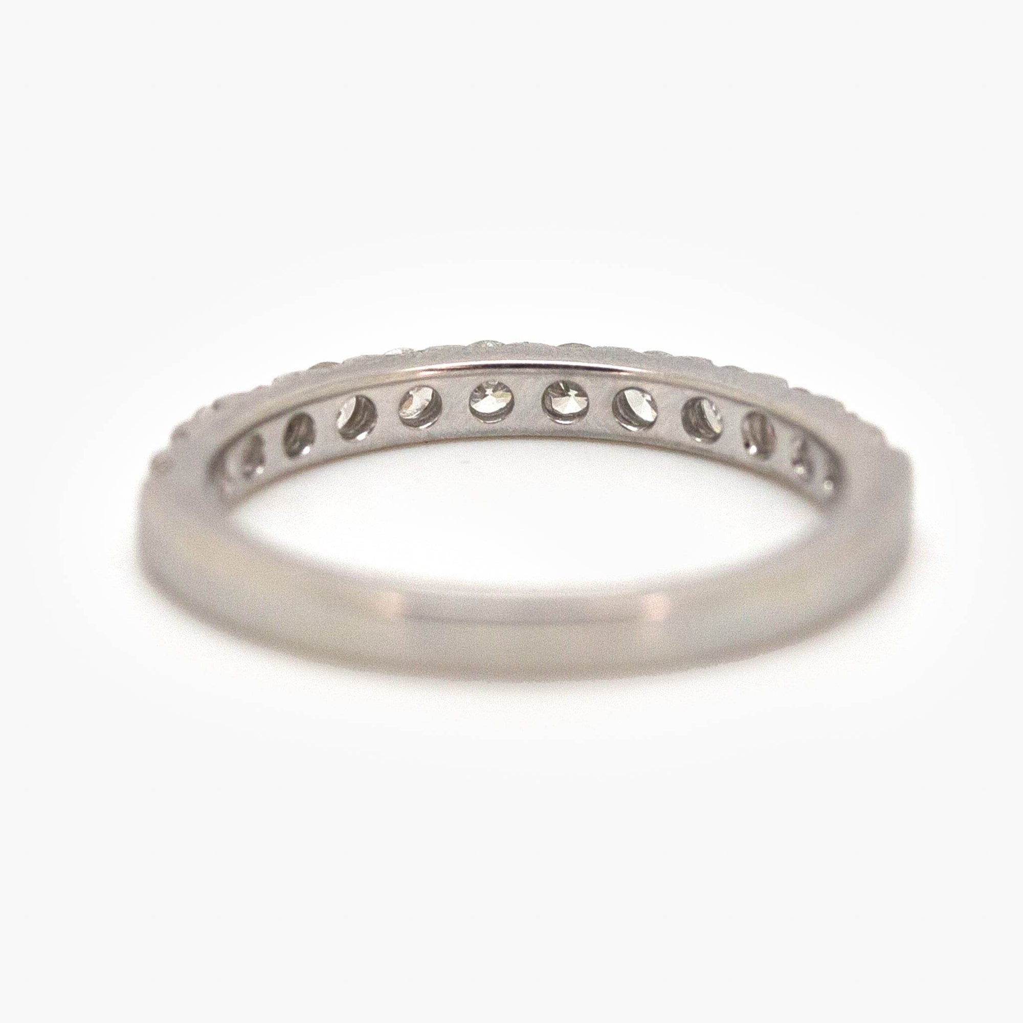 Platinum 0.52ct Diamond Half Eternity Ring - Jordans Jewellers