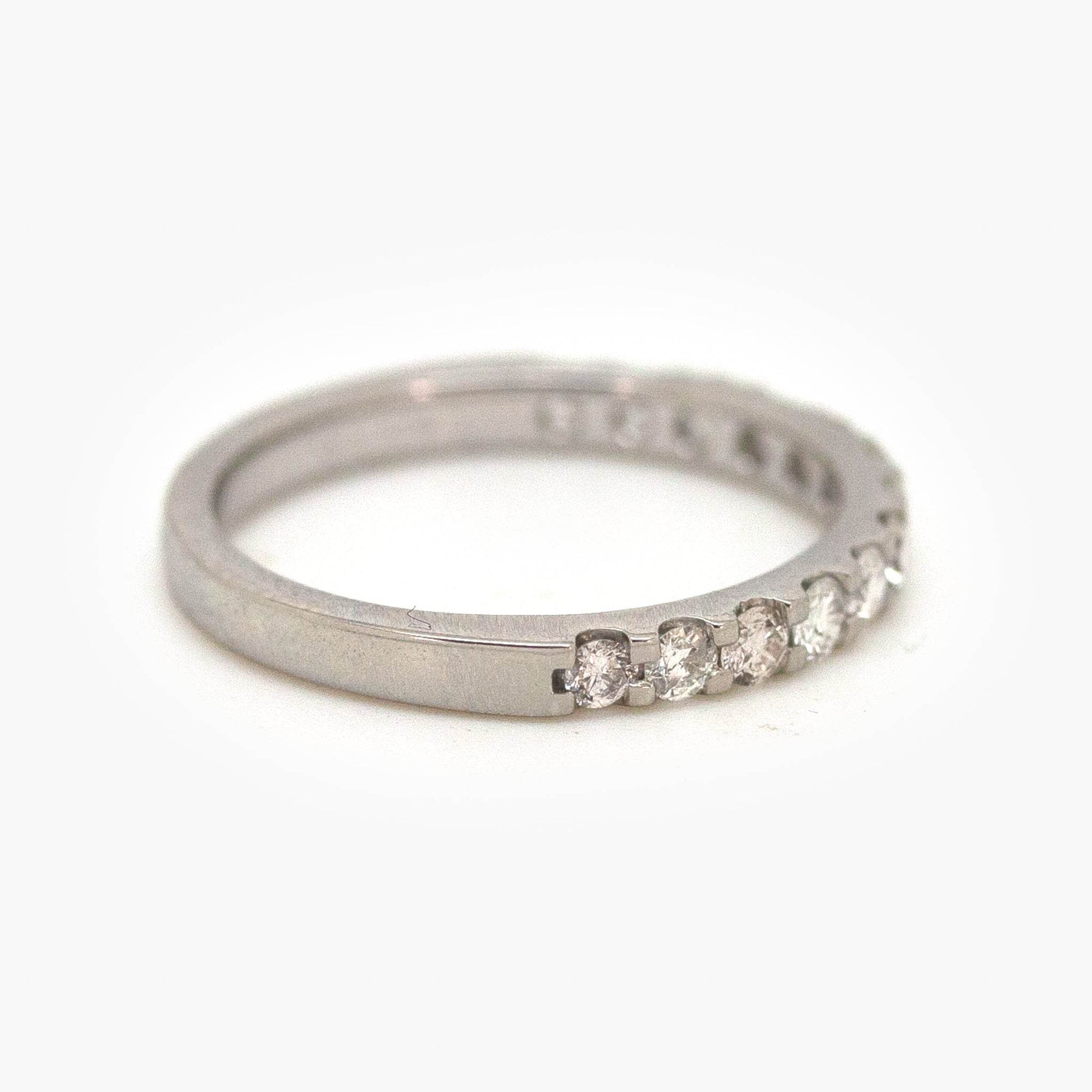 Platinum 0.52ct Diamond Half Eternity Ring - Jordans Jewellers
