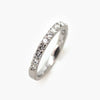 Platinum 0.52ct Diamond Half Eternity Ring