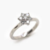 Platinum 0.51 Carat Diamond Daisy Cluster Ring