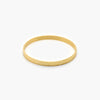 Jordans Jewellers rolled gold 0.6cm yellow bangle - Alternate shot 1