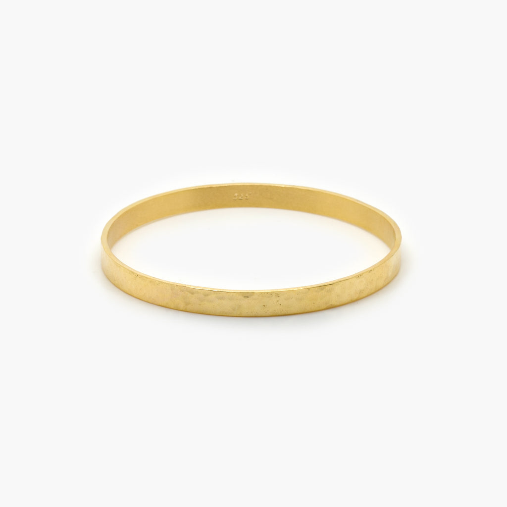 Jordans Jewellers rolled gold 0.6cm yellow bangle 