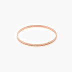 Rolled Gold Rose 0.3cm Bangle - Jordans Jewellers