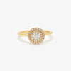 Jordans Jewellers 18ct rose gold two row diamond cluster ring