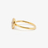 Jordans Jewellers 18ct rose gold two row diamond cluster ring - Alternate shot 1