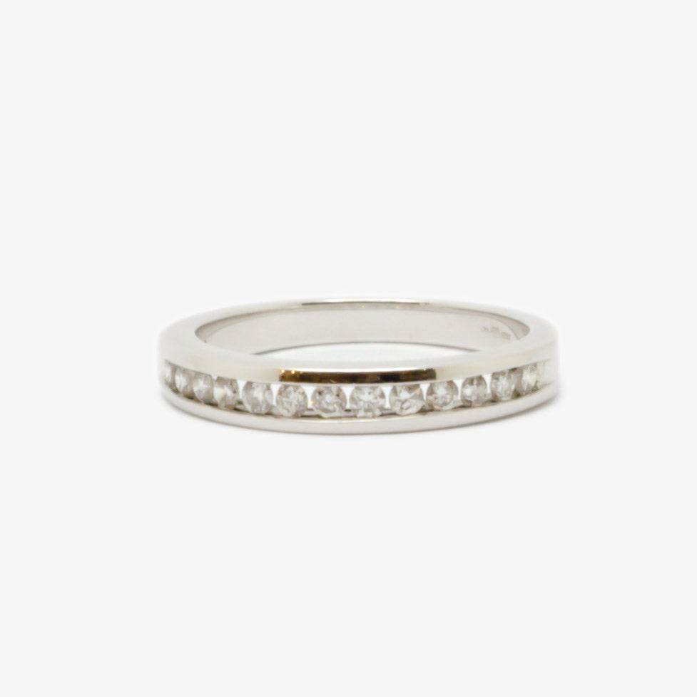Channel Set Diamond Half Eternity Ring - Jordans Jewellers