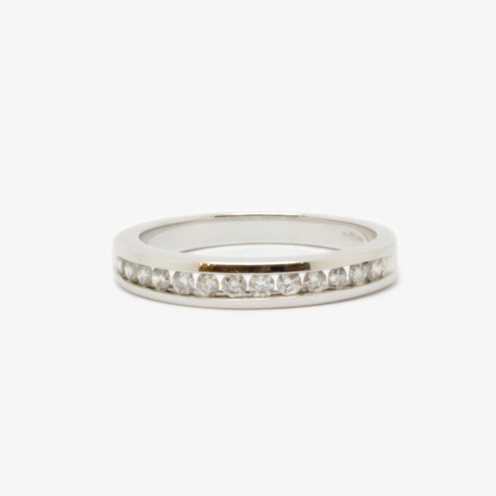 Jordans Jewellers 18ct white gold round diamond wedding ring set - Alternate shot 1 - Alternate shot 2 - Alternate shot 3