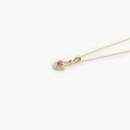 9 Carat Gold, Ruby & Diamond Pendant Necklace - Jordans Jewellers