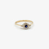Jordans Jewellers 9ct gold diamond and sapphire ring
