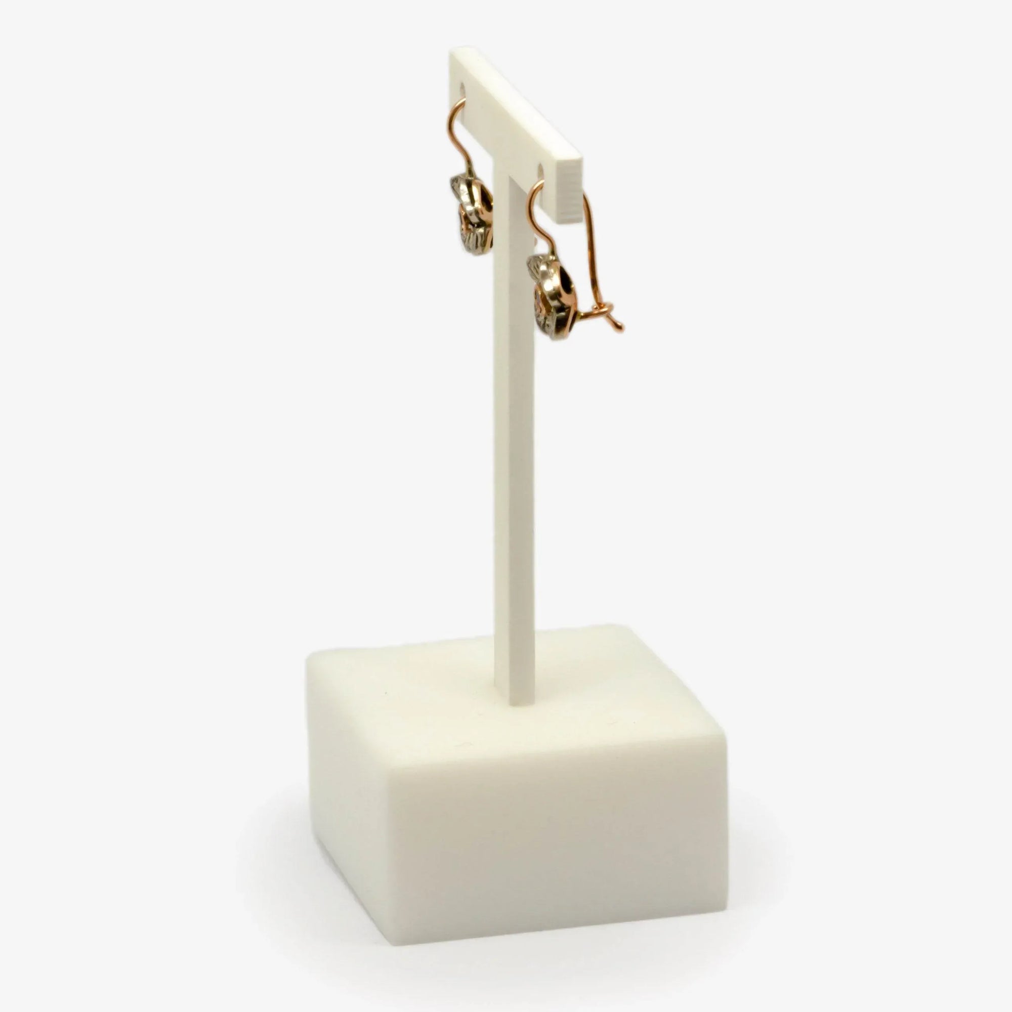 Italian Sapphire Flower Drop Earrings - Jordans Jewellers